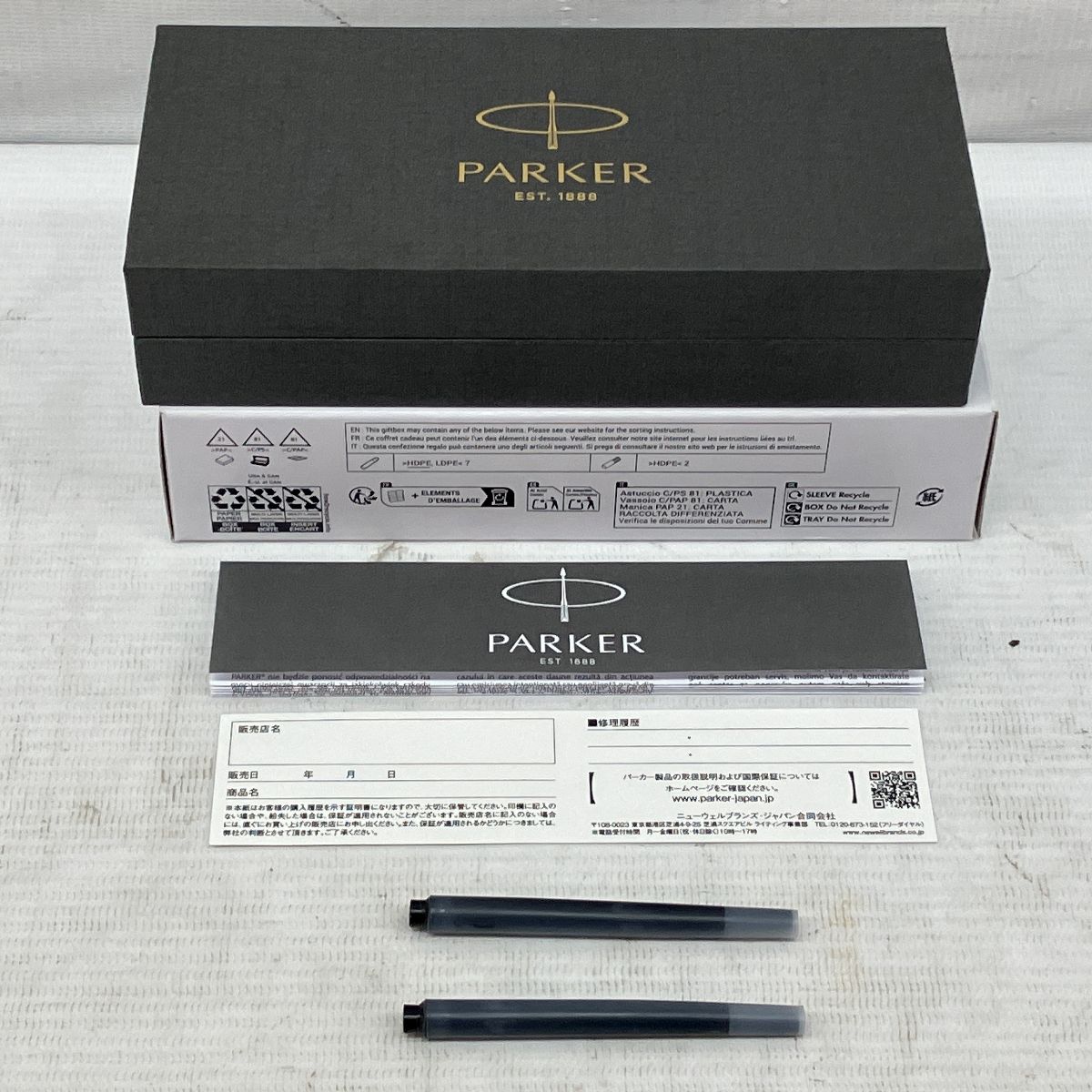 PARKER 1931381 万年筆 デュオフォールド クラシック ブラック 文具 筆記用具 パーカー C10226750