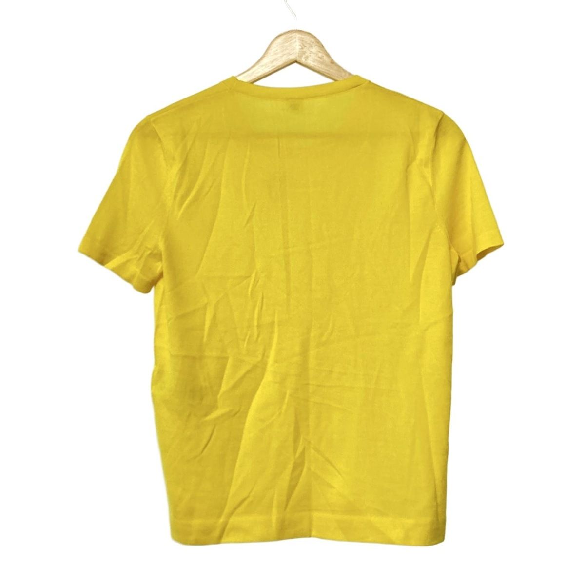 HERMES エルメス 半袖セーター サイズ38 M レディース - イエロー カシミヤ