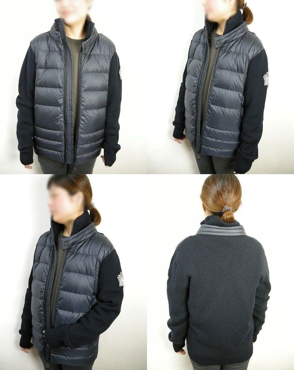 サイズM-XL□新品□モンクレール GRENOBLE ニット切替ダウン