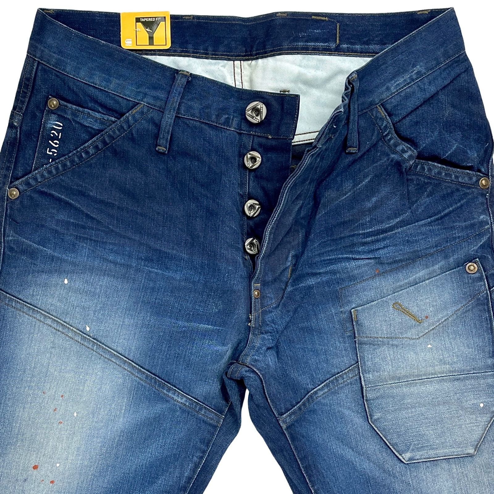 ジースター G-Star RAW 3D 立体裁断 ペンキ ペイント ビンテージ 