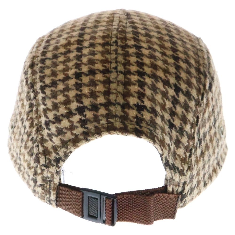 SUPREME (シュプリーム) 23AW Houndstooth Wool Camp Cap 千鳥チェック