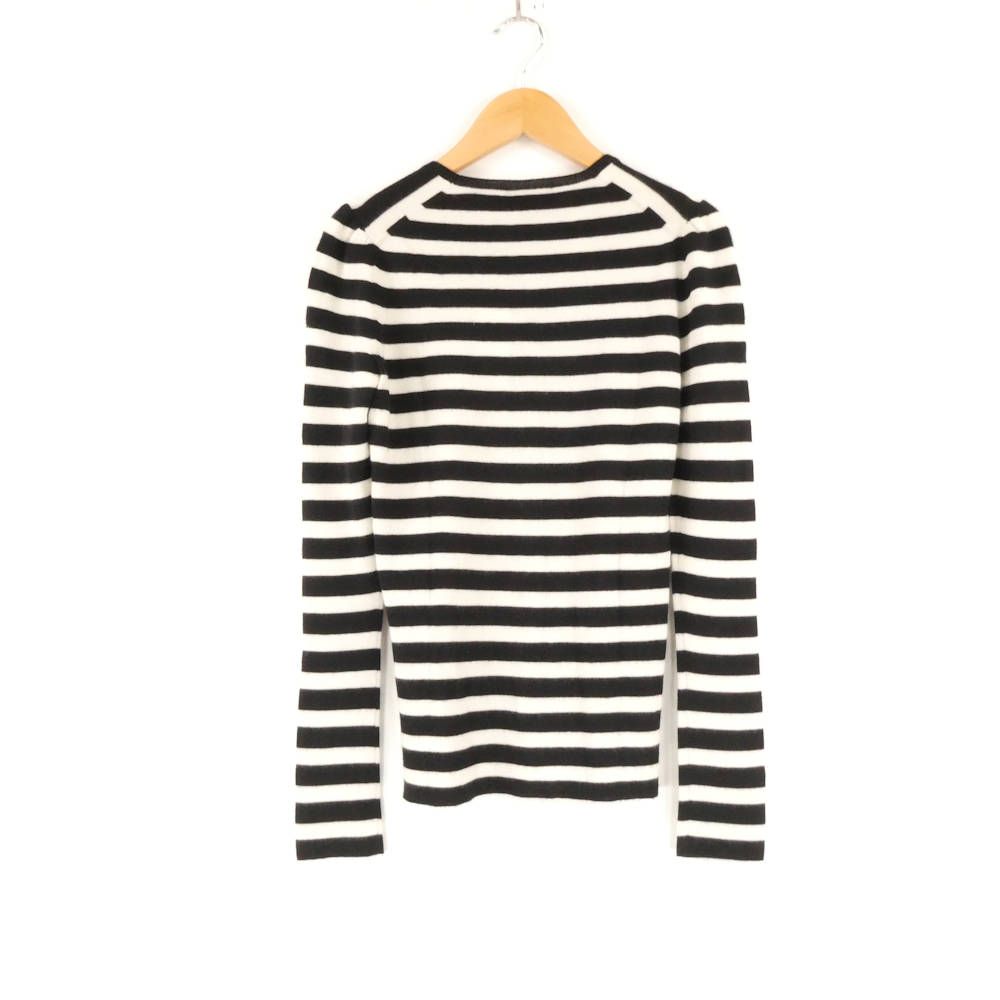 Drawer ドゥロワー 6513-106-0132 ボーダーニット 1 カシミヤ シルク ウール 長袖 レディース