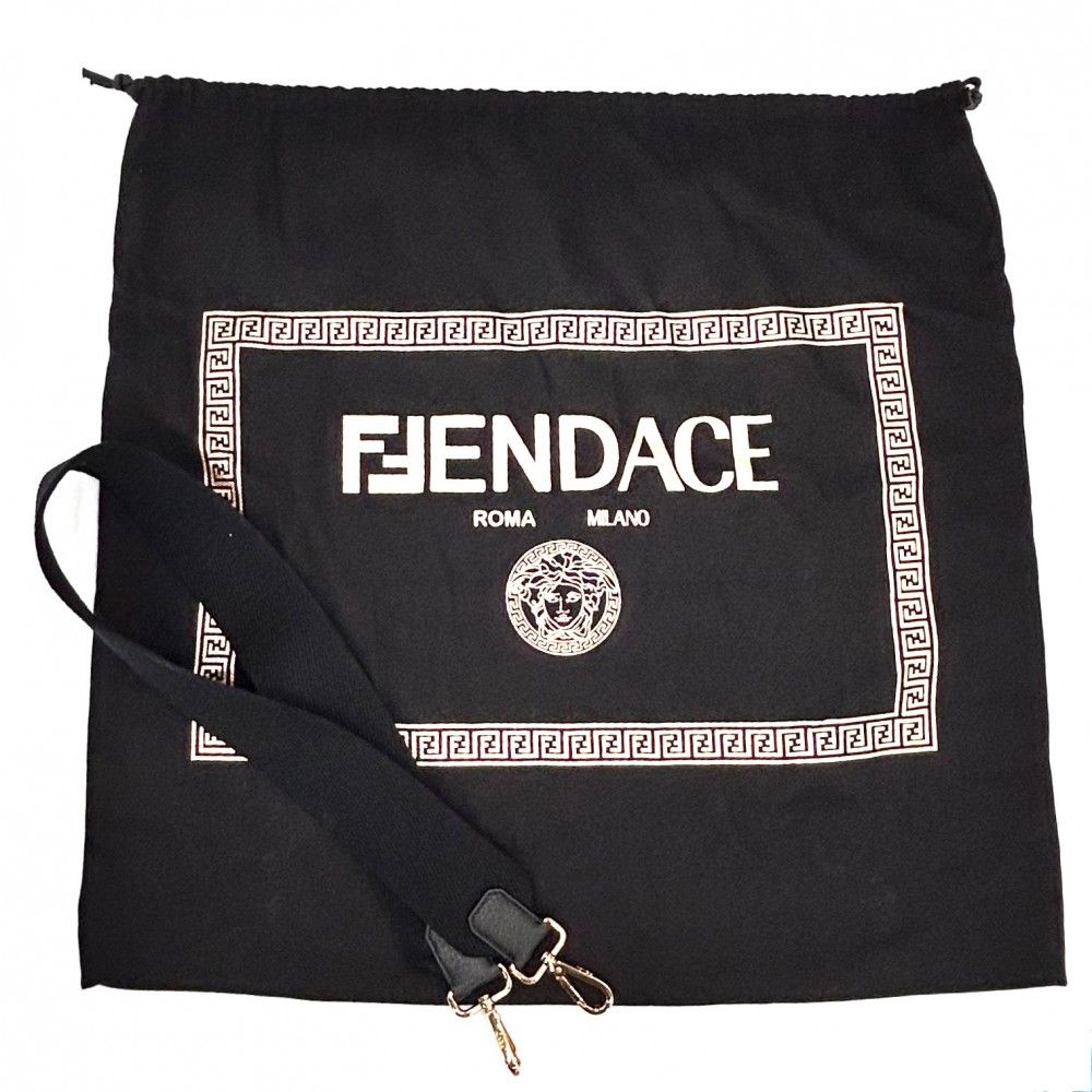 【VERSACE】 メドゥーサ マキシ カーフスキン 2WAY トートバッグ ヴェルサーチ 2WAY レディース FENDACE フェンダーチェ