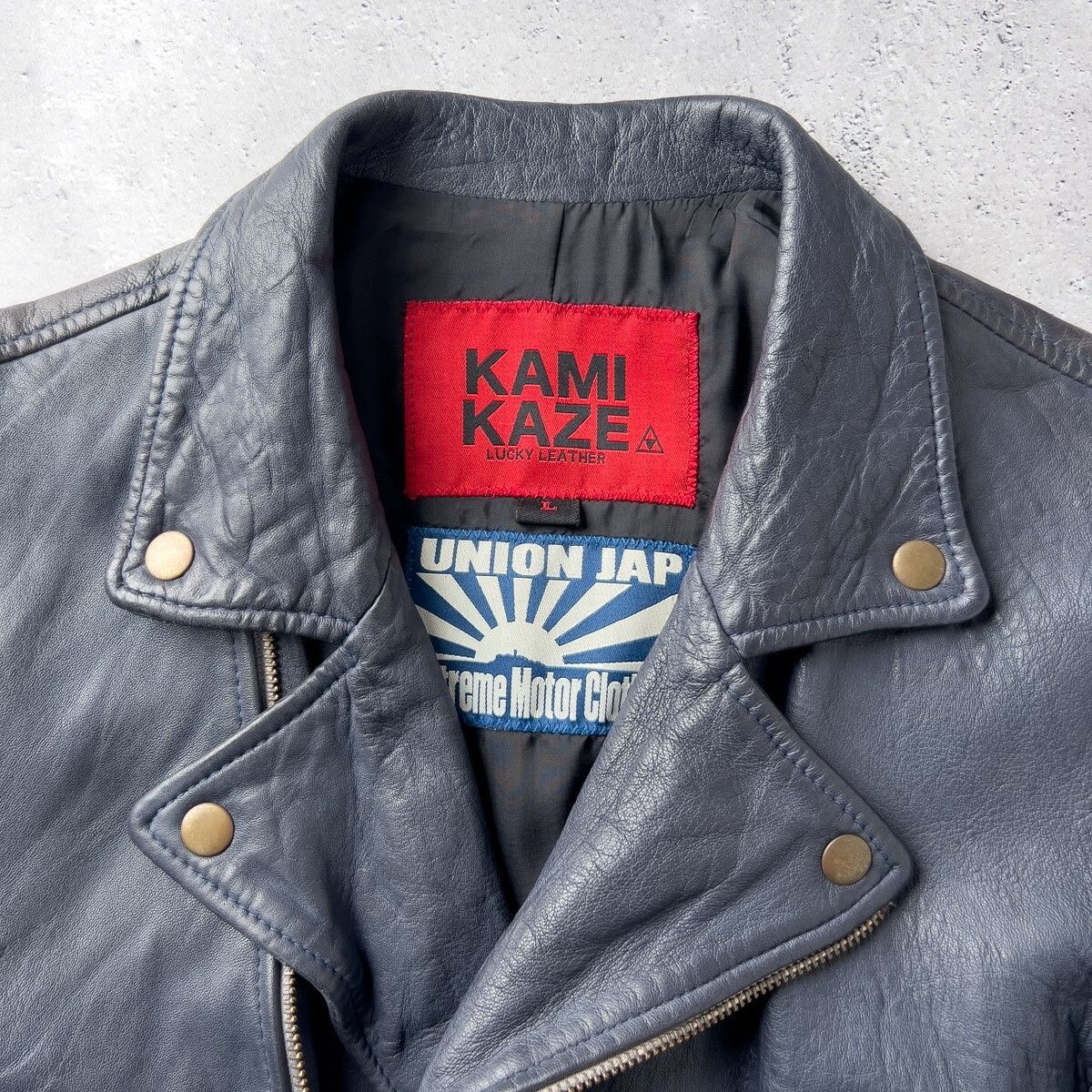 美品 KAMIKAZE × UNION JAP ユニオンジャップ カミカゼ 羊革