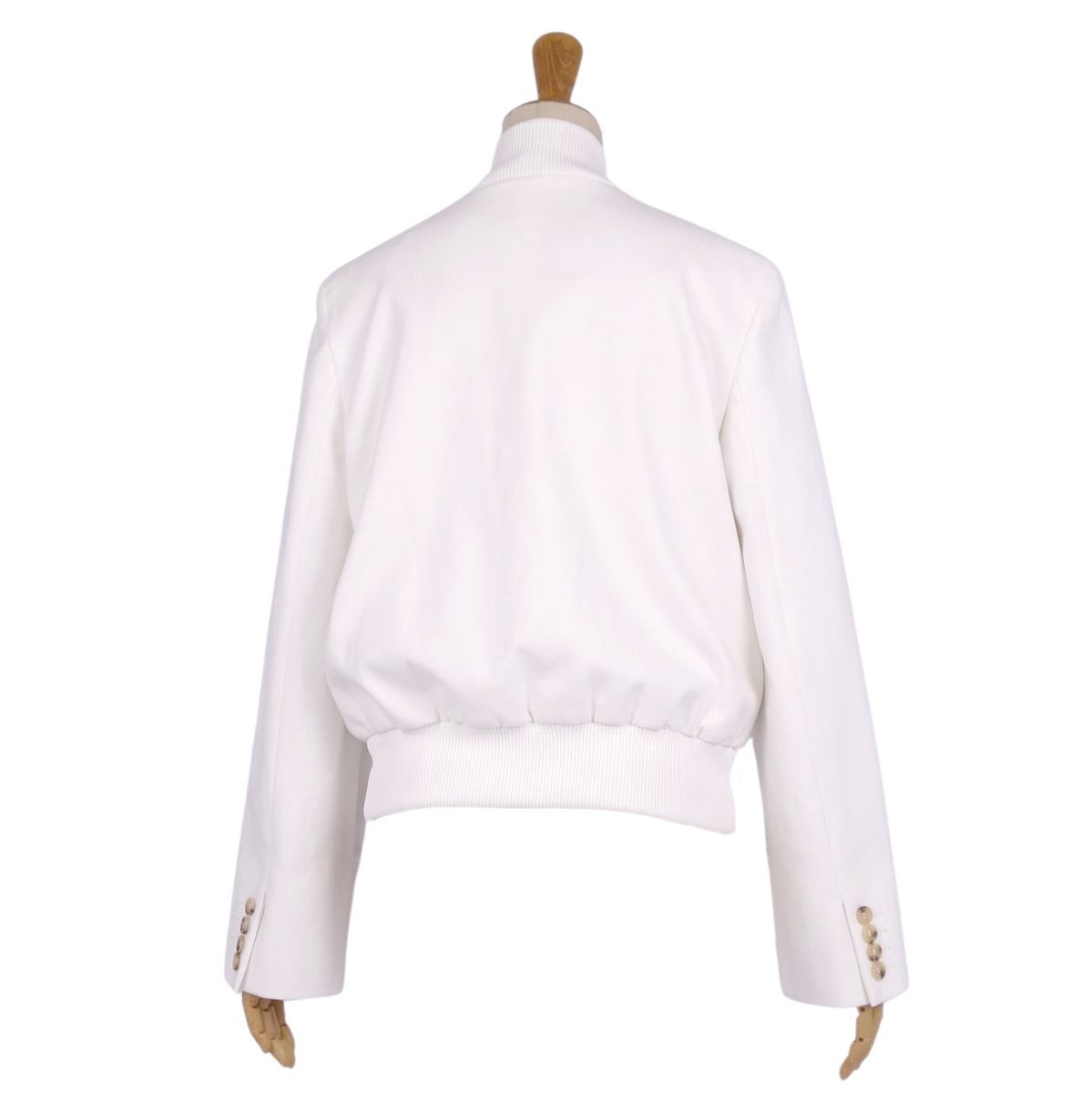 極美品 マックスマーラ Max Mara ジャケット 2020 白タグ ノーカラ