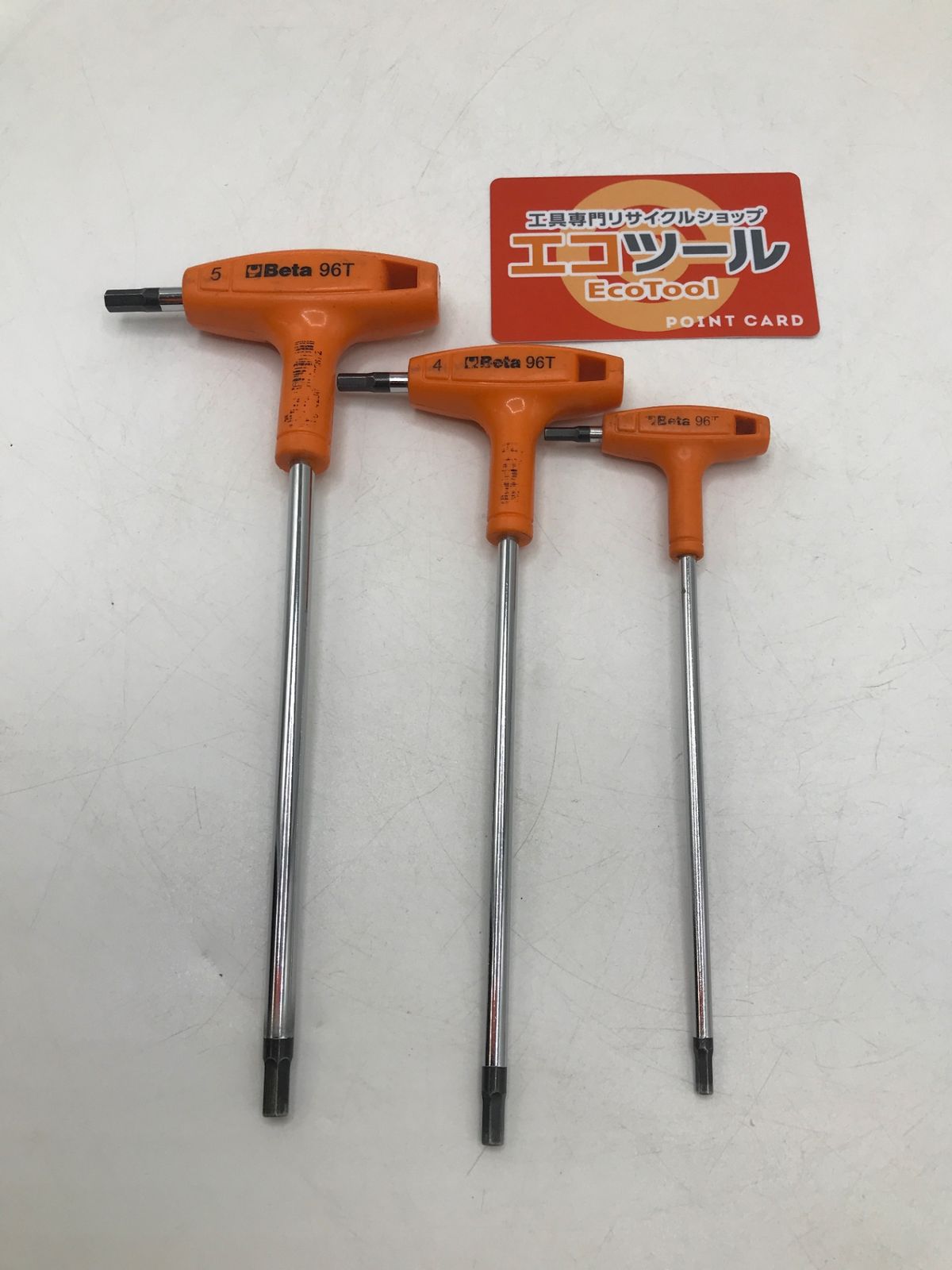 BETA/ベータ T型ヘキサゴンレンチ 3本セット 96T [ITZ4EDM7D2W0][エコツール岡崎岩津店]