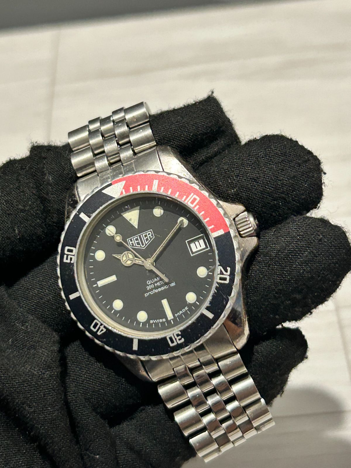 Tag heuer 37mm professional 1000 980.053 タグホイヤー