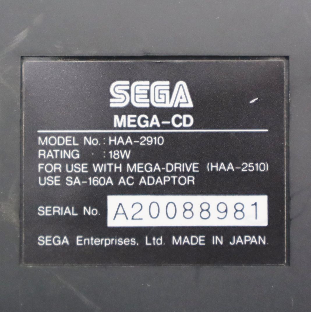 ◆ 本体のみ｜メガドライブ本体とメガCDのセット｜SEGA セガ HAA-2510 HAA-2910 MEGA-CD｜ゲーム機 本体 ジャンク レトロ■P2118