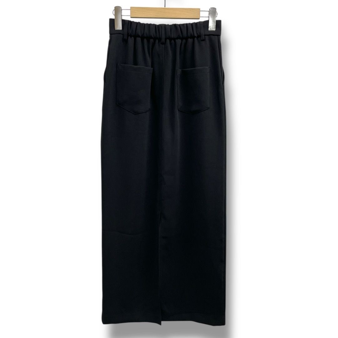 【美品】カプリシュレマージュ マキシIラインスカート サイズ36 黒 CAPRICIEUX LE'MAGE スカート 「低身長サイズあり」マキシI