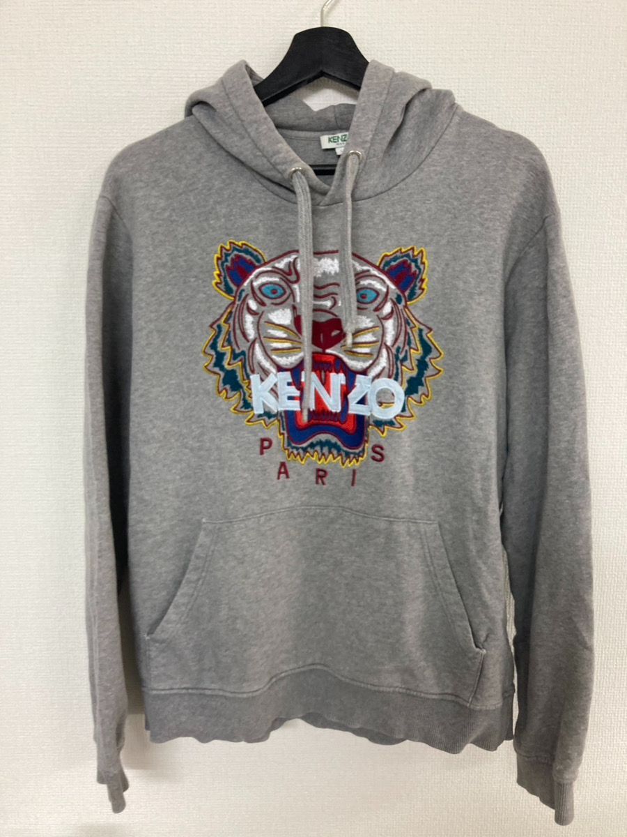 KENZO ケンゾー タイガー刺繍パーカー L - メルカリ