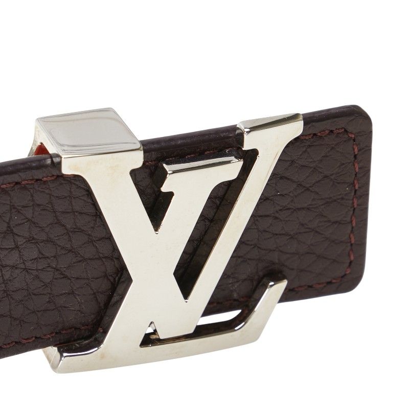 LOUIS VUITTON ブラウンベルト箱付き 90/36 LOUIS VUITTON LV Calfskin Belt 90/36 Brown 1543646