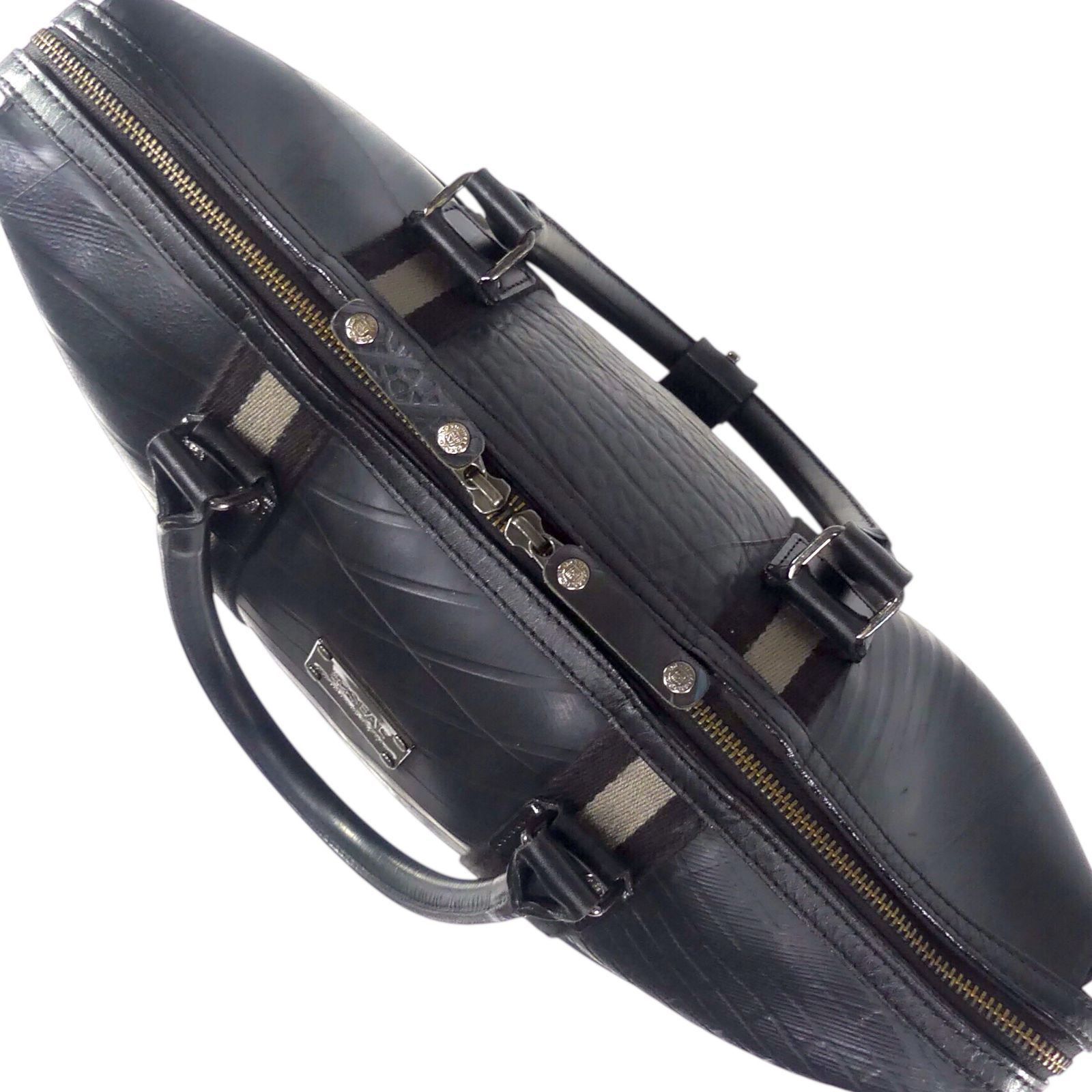 SEAL シール 2way ビジネスバッグ 再生ダイヤ素材 ショルダーバッグ 黒
