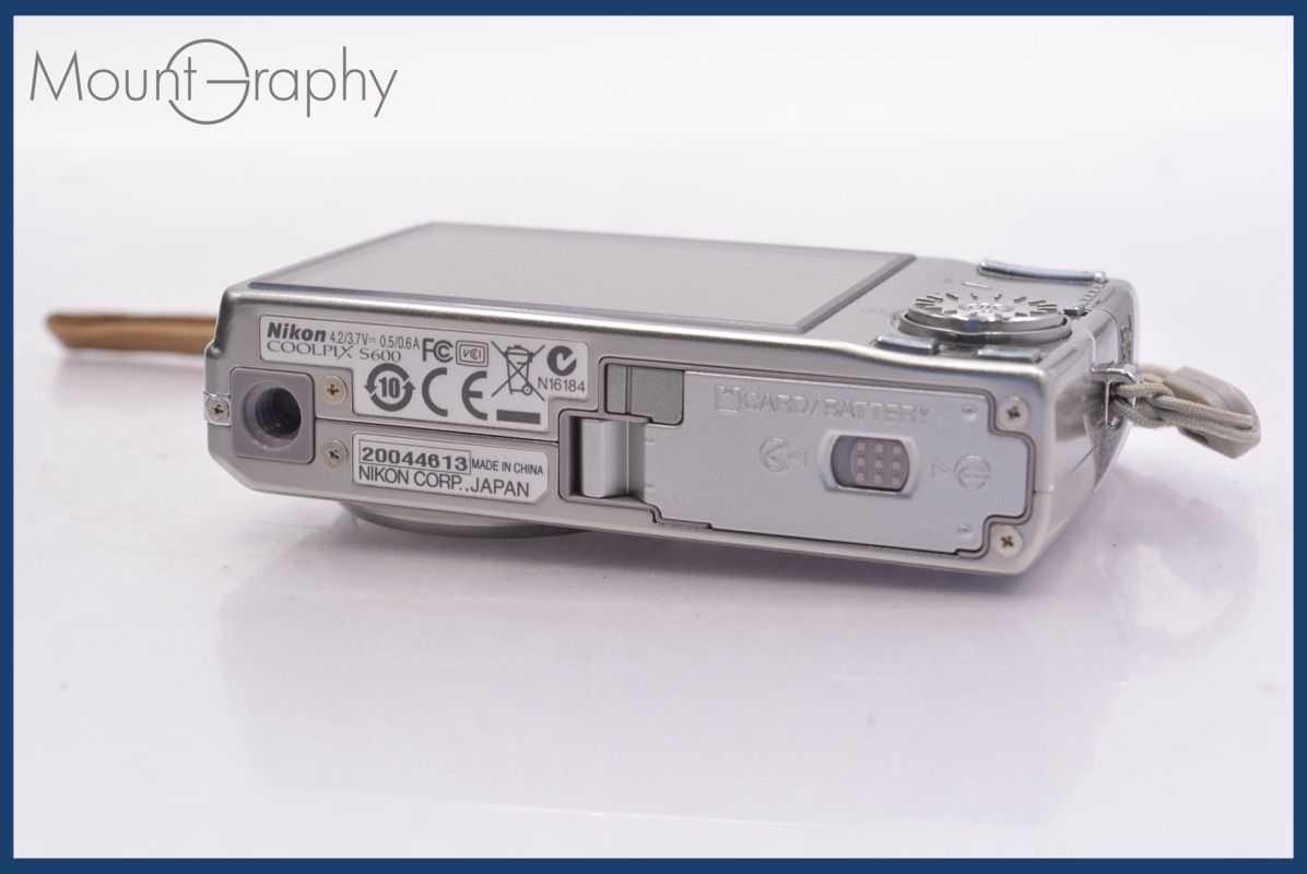  ニコン Nikon COOLPIX S 600 4 x 元箱 バッテリー 充電器付属 同梱可 am 667 コンパクトデジタルカメラ デジタルカメラ
