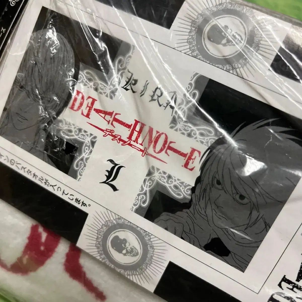 DEATH NOTE デスノート L ライトー エルウォール レトロ タオル