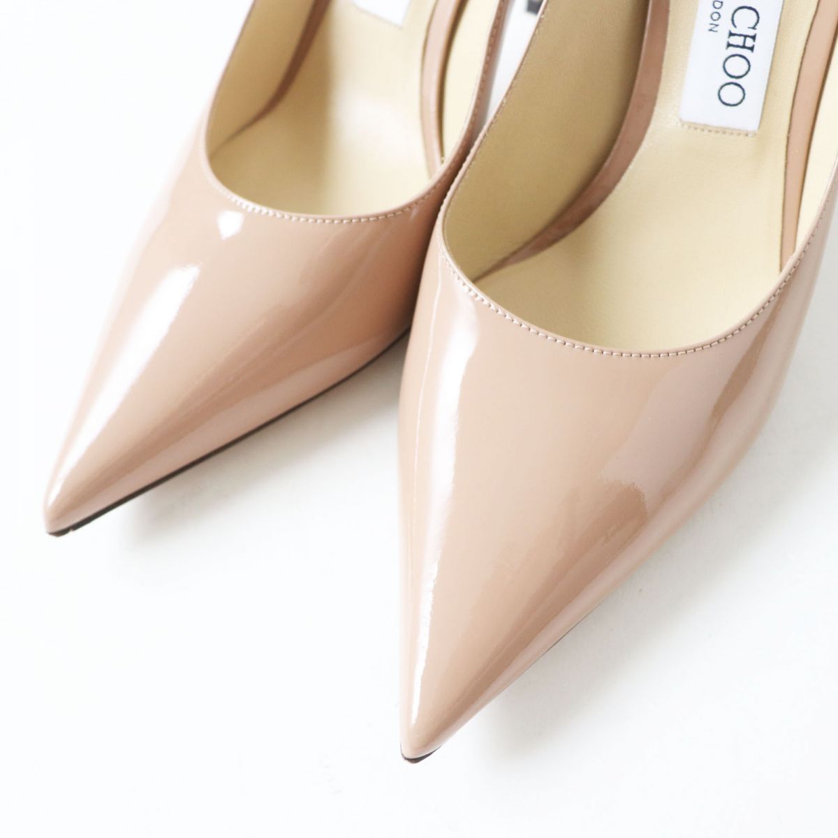 美品◎イタリア製 JIMMY CHOO ジミーチュウ レディース JCロゴ金具