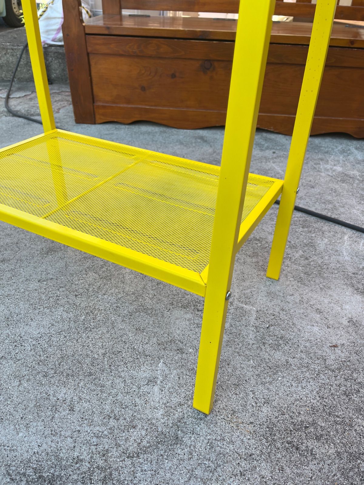廃盤】IKEA イケア レールベリ 廃盤色 イエロー 黄色 ラック
