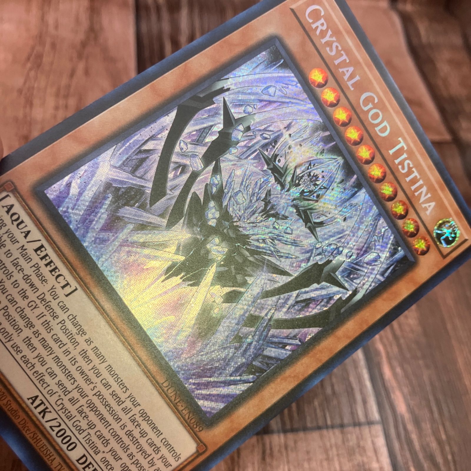 遊戯王 英語版 Crystal God Tistina シークレットレア - TCG shop topD