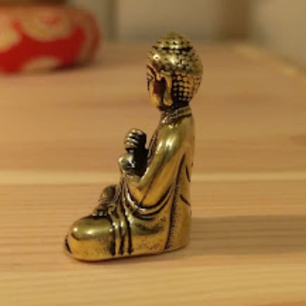 真鍮 小さな仏像 大日如来像 金剛界 - メルカリ