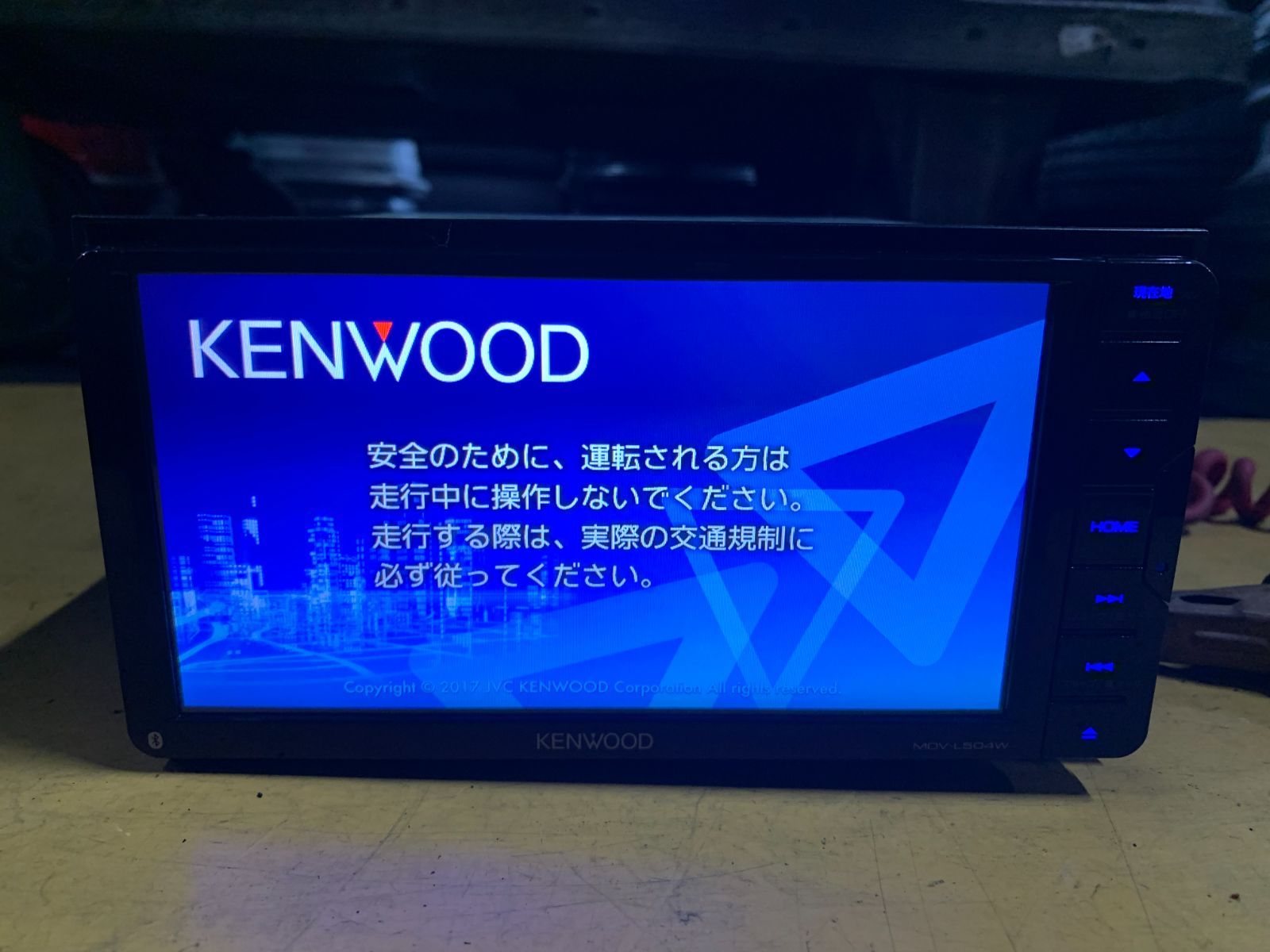 KENWOOD　ケンウッド　MDV-L504W　フルセグ　Bluetooth　2017年　325514