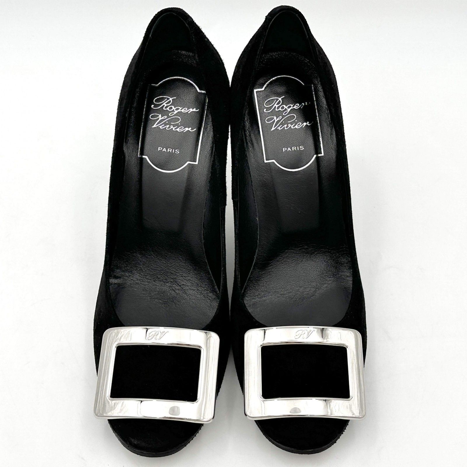 □新品級□ Roger Vivier 付属品完備 ハイヒール ブラック 1455T
