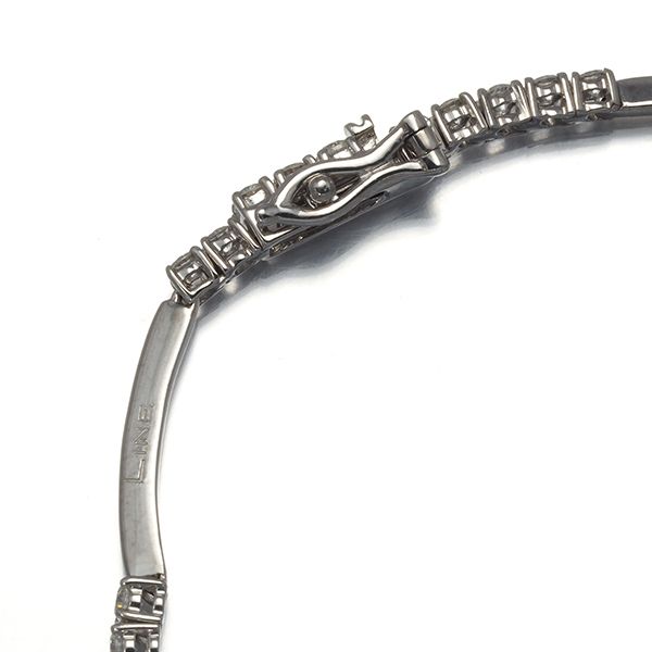 DTC ブレスレット ダイヤ ダイヤモンド 1.50ct LINE K18WG