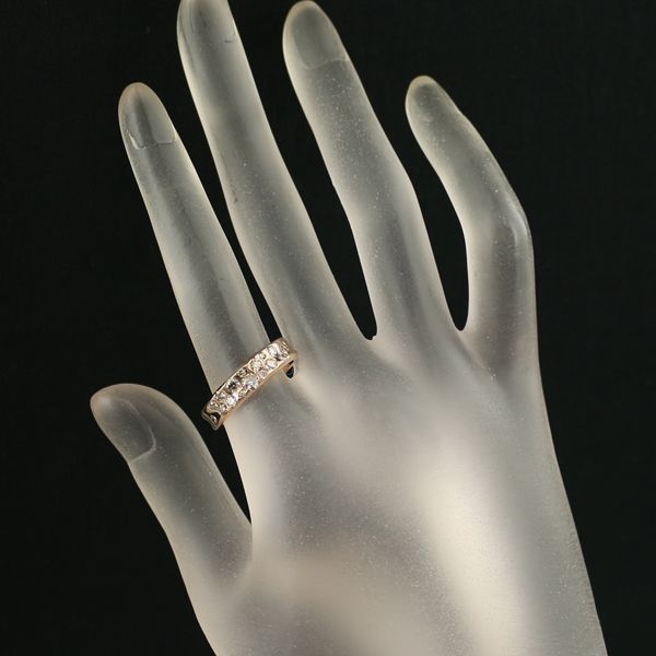 カシケイ リング ダイヤ ダイヤモンド 0.60ct メランジェ 12号 K18PG  