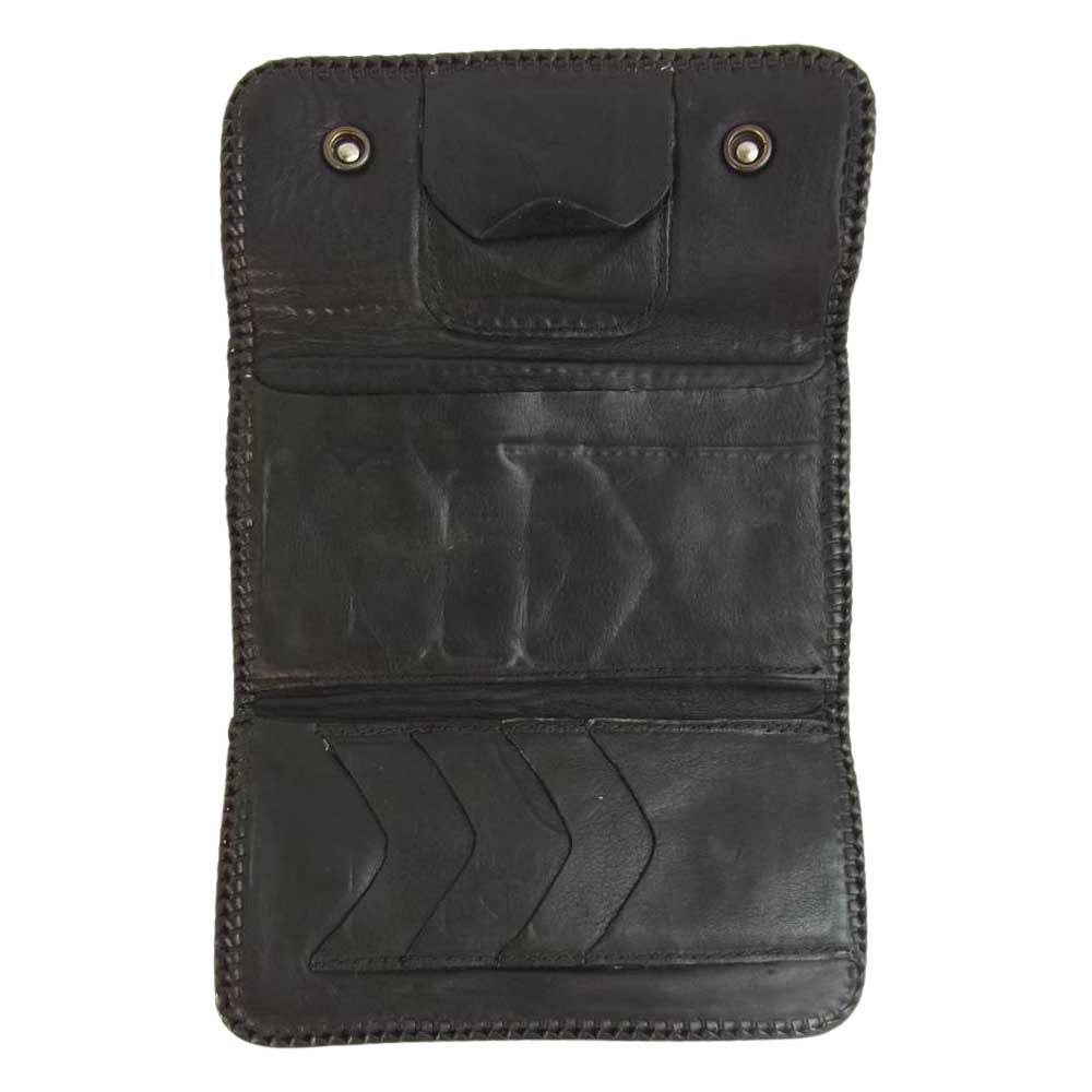 ガボール 財布 スティングレイ クロス インレイ レザー ウォレット