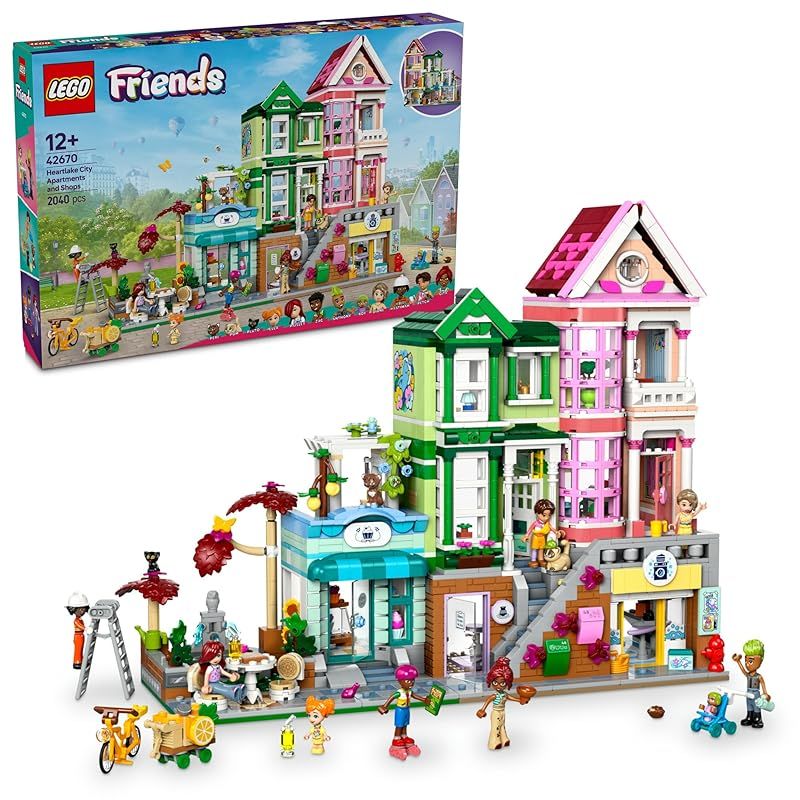レゴ LEGO フレンズ ハートレイクシティのマンションとお店 おもちゃ 玩具 誕生日 プレゼント ブロック 女の子 男の子 子供 12歳 13歳 14歳 小学生 ごっこ遊び おままごと 0