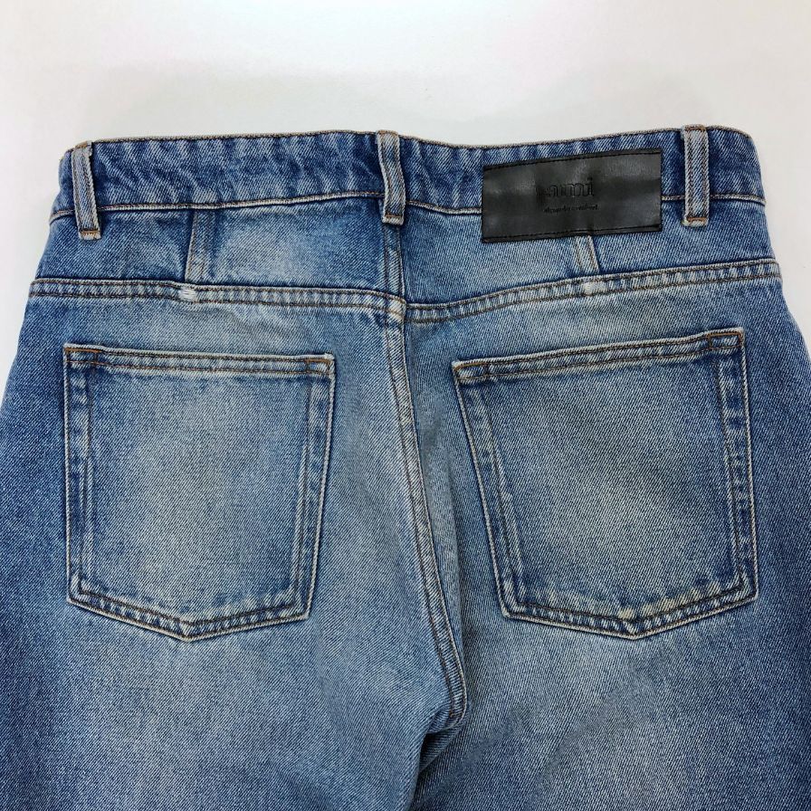 アミ アレクサンドル マテュッシ デニムパンツ フレアフィット