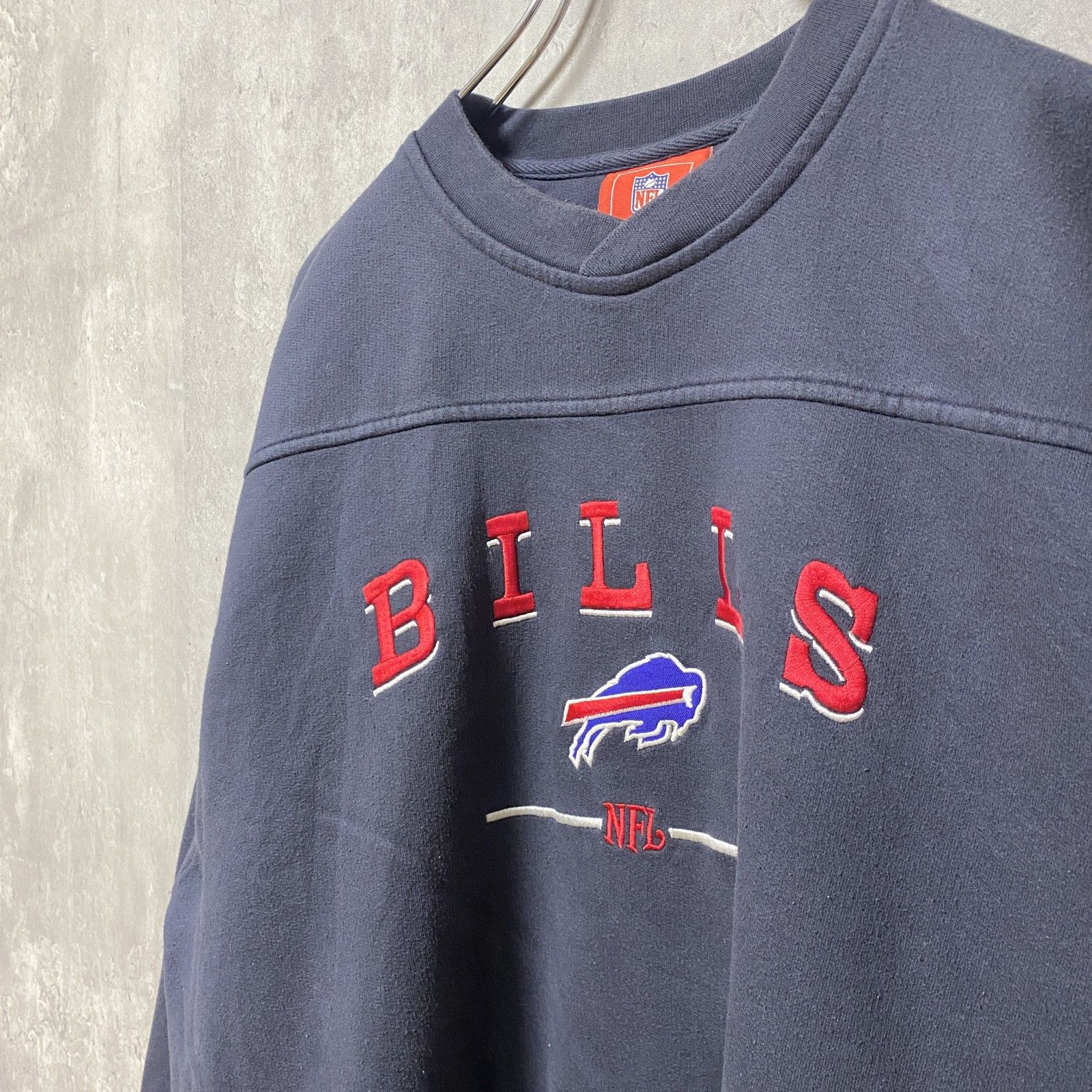 古着 used　NFL BILLS　オフィシャル刺繍スウェット　トレーナー　ビッグシルエット　オーバーサイズ