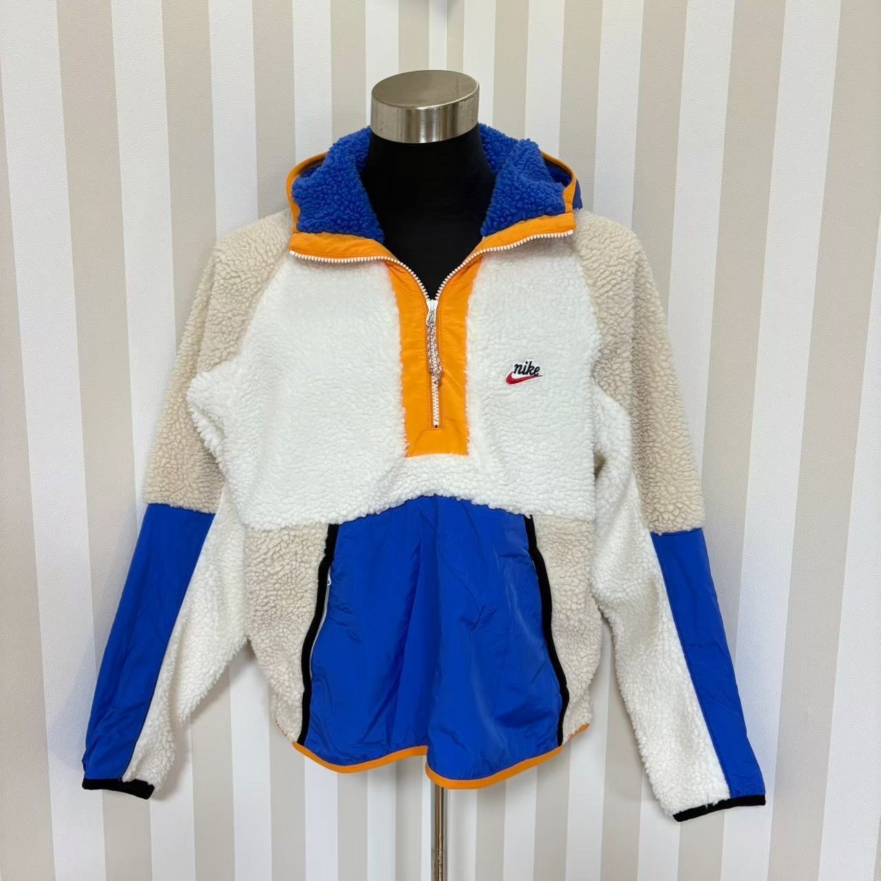 ☆ NIKE ナイキ ハーフジップ ボアジャケット XLサイズ フリース