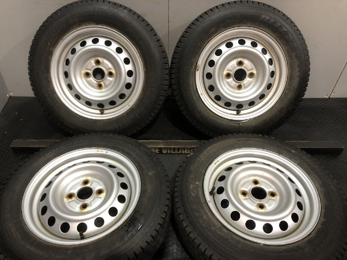 BS BLIZZAK VL1 155/80R14 88/86N LT】スタッドレス【スチール