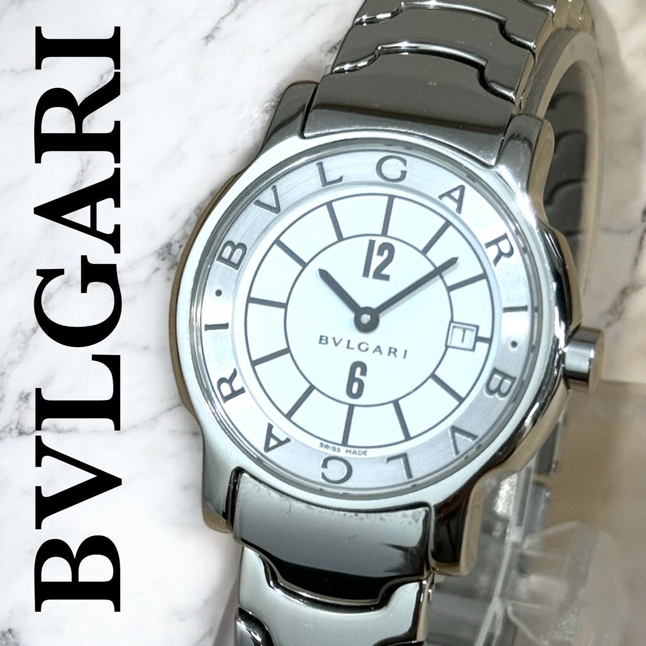 ブルガリ ソロテンポ ST29S レディース腕時計 シルバー文字盤