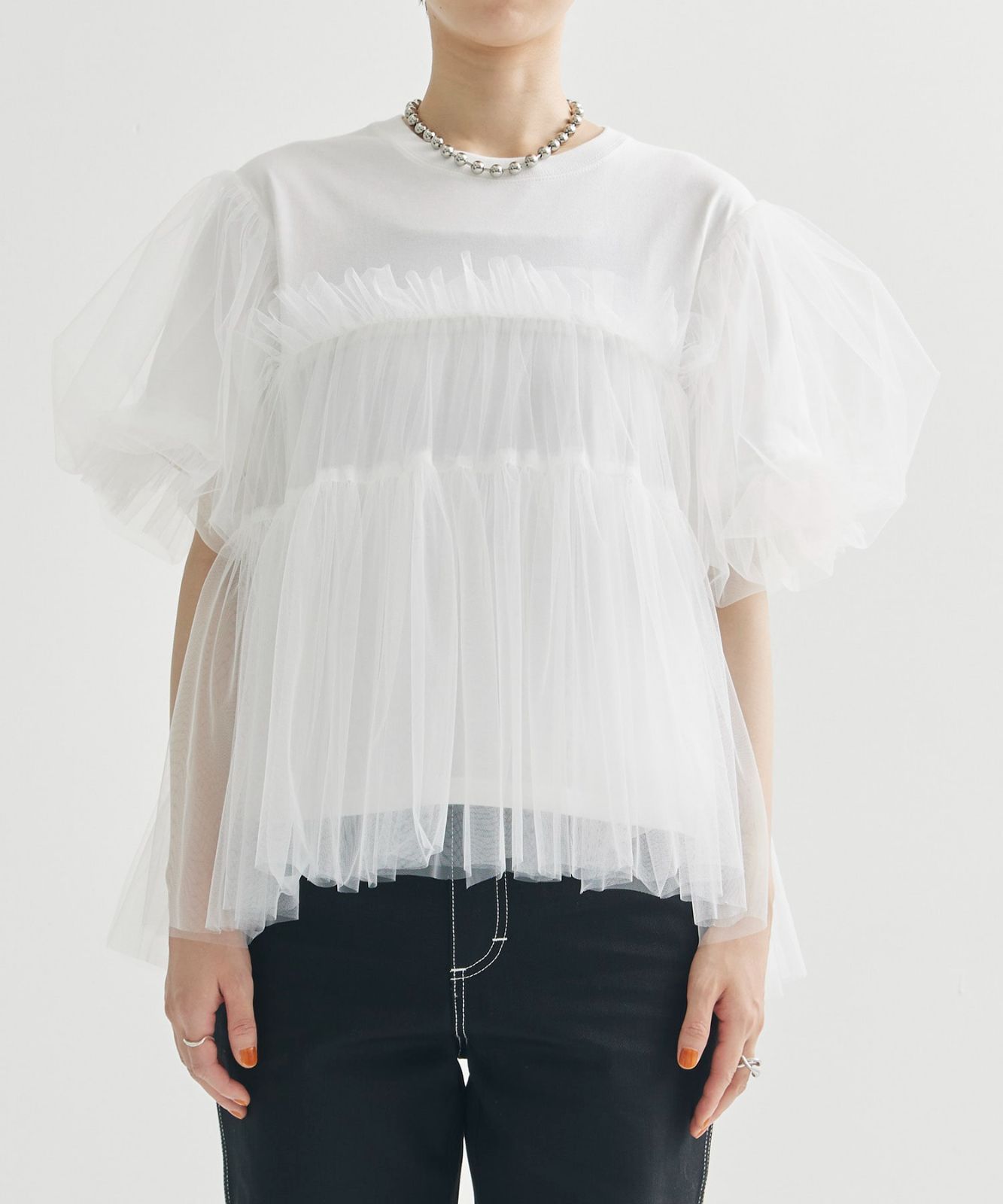 jianye ジェンイェ23aw solid zip top オンライン チャコール JIAN YE