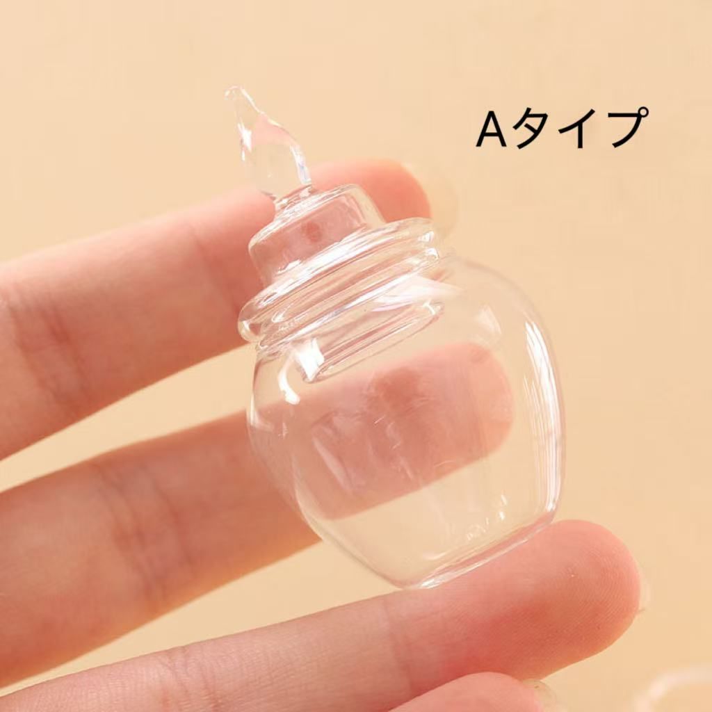 ミニチュアドールハウス用 ガラス風キャンディジャー＆ボトル 全