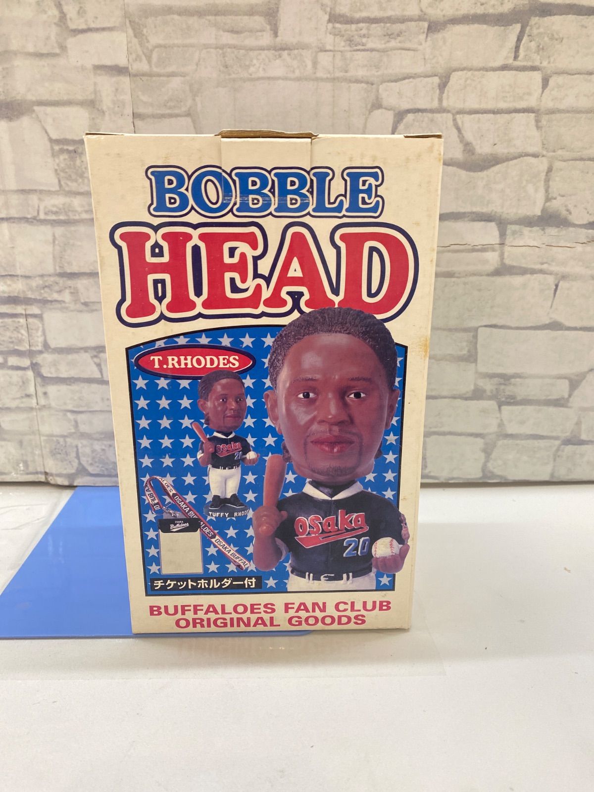 T. Rhodes Bobblehead 大阪近鉄バファローズ M7-06】◇ 2000年代 T. RHODES ボブルヘッド 大阪近鉄