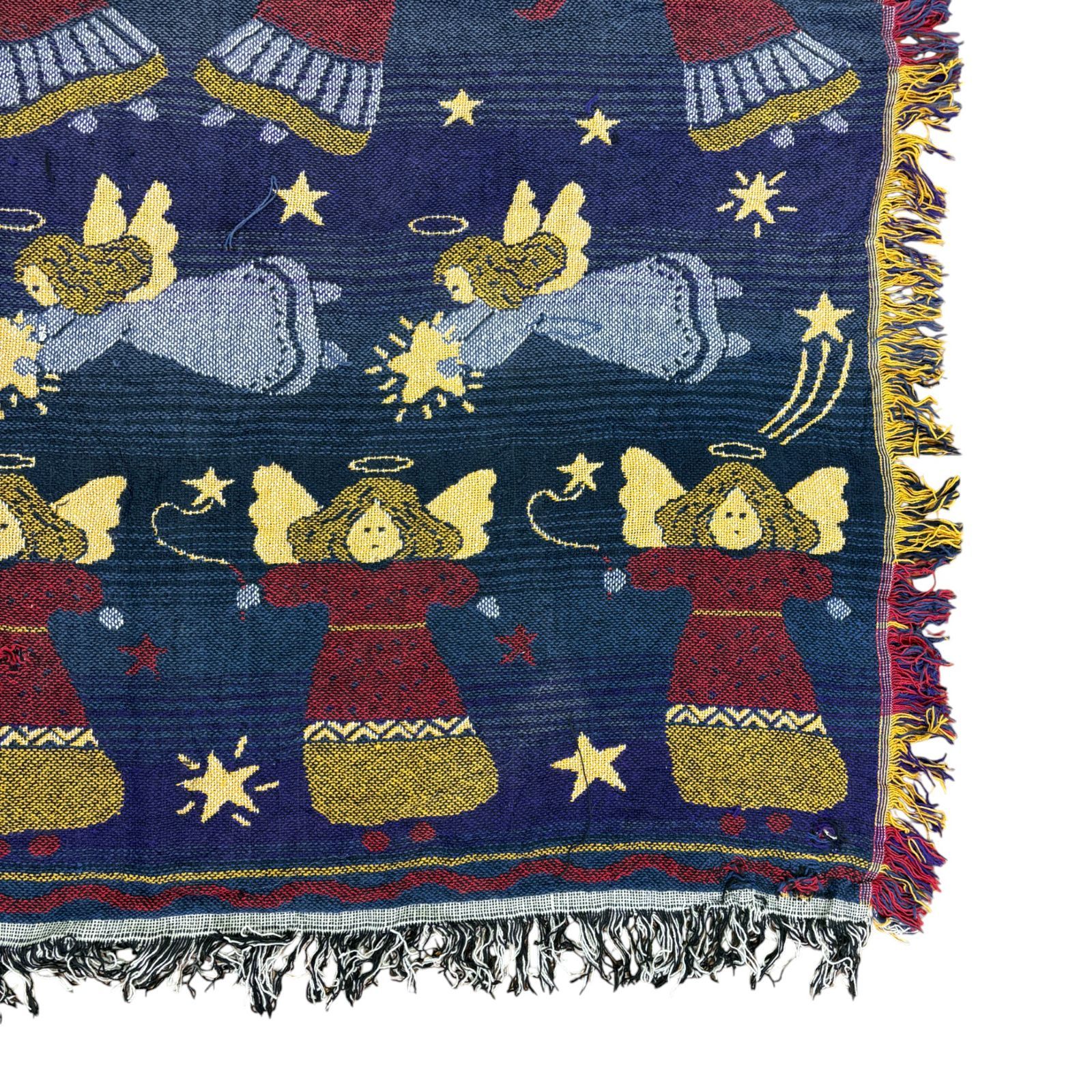 天使　エンジェル　マルチカバー　ソファーカバー　ヴィンテージラグ　145x115 天使エンジェルマルチカバーソファーカバーヴィンテージラグ145x115