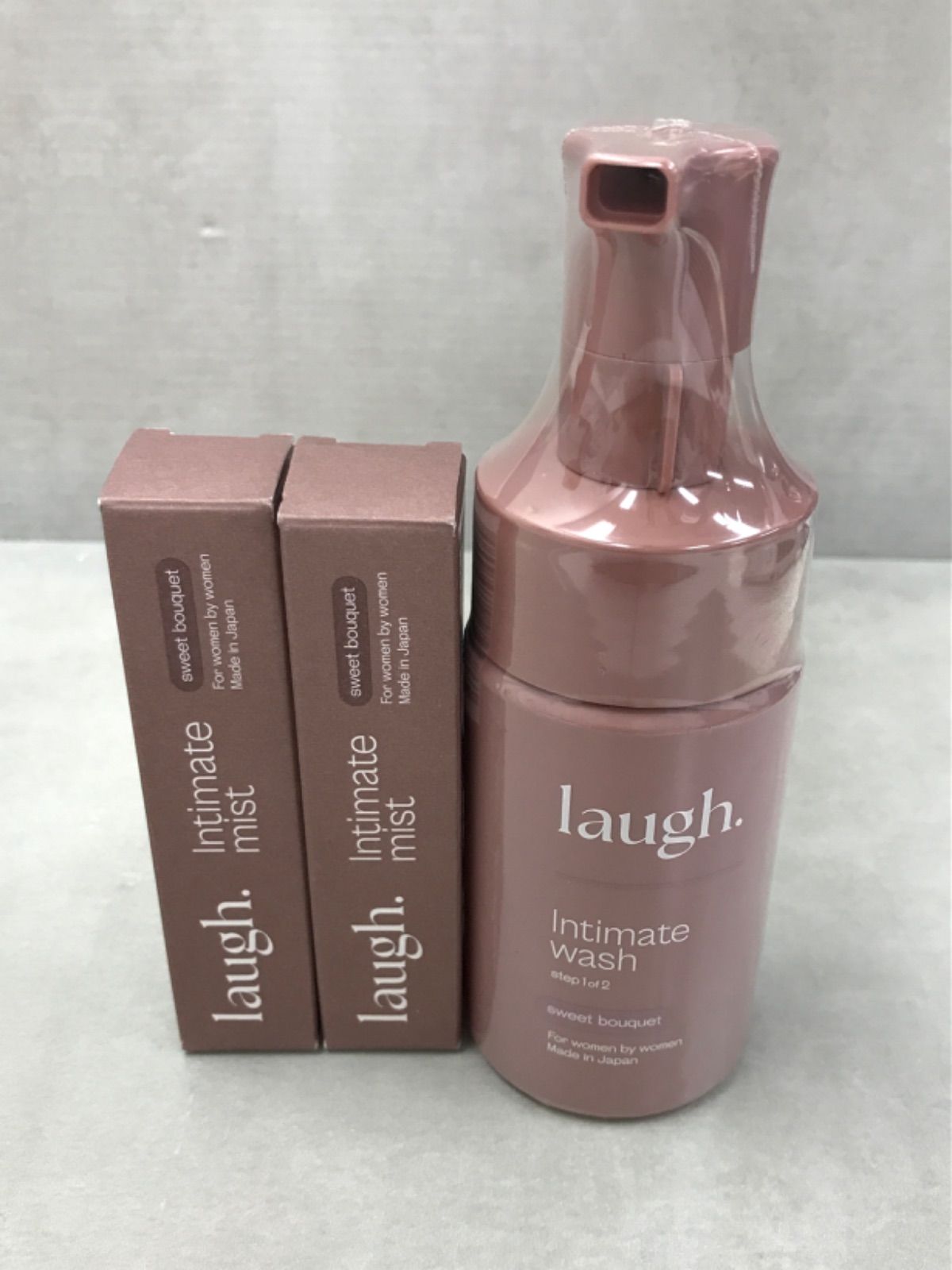 D274 laugh. ラフドット インティメイト フレッシュミスト スイートブーケ 14ml ×2個 + インティメイト ウォッシュ スイートブーケ 100ml 3個セット