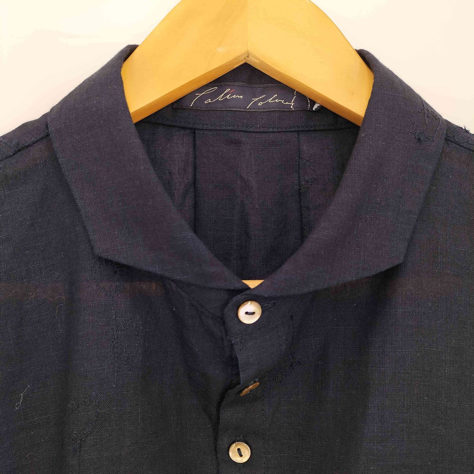 pallas palace パラスパレス ブラウス Pallas Palace パラスパレス リネンブラウス フレンチスリーブ 2