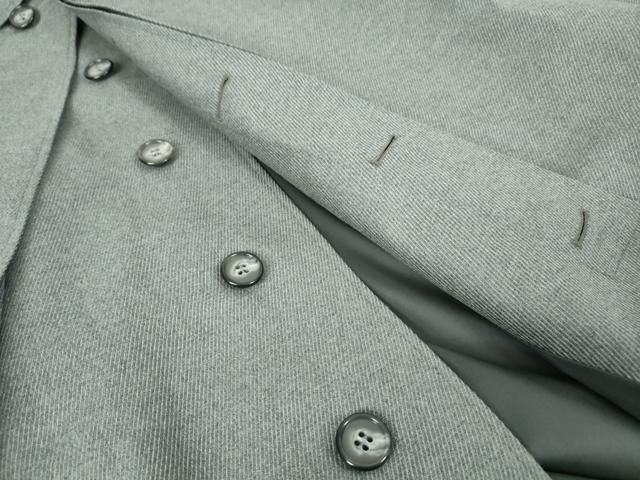 平和屋本店□希少 男性 トンビコート 和装コート 灰色 逸品  