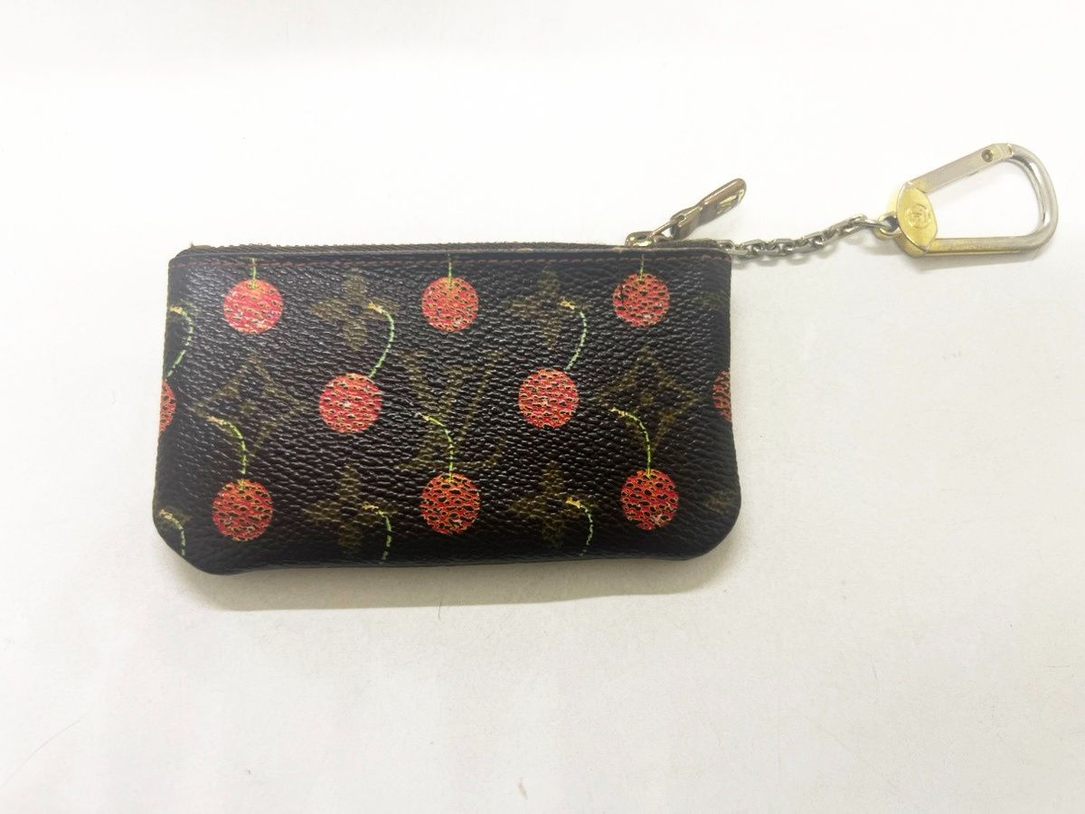 LOUIS VUITTON 村上隆デザイン　チェリー柄 コインケース LOUIS VUITTON】【村上隆】ルイヴィトン『モノグラム チェリー