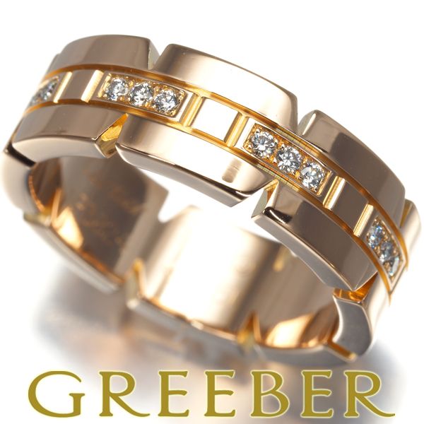 カルティエ リング ダイヤ ダイヤモンド タンクフランセーズ SM 51号  