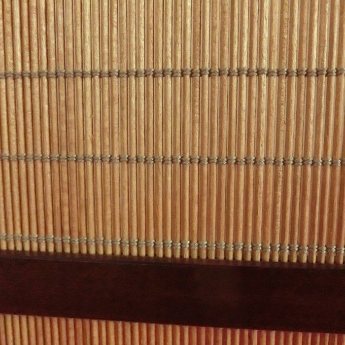 折りたたみ式 二連屏風 18番 ライトブラウン木簾 パーテーション 衝立 仕切り 折りたたみ式 二連屏風 18番 ライトブラウン木簾 パーテーション