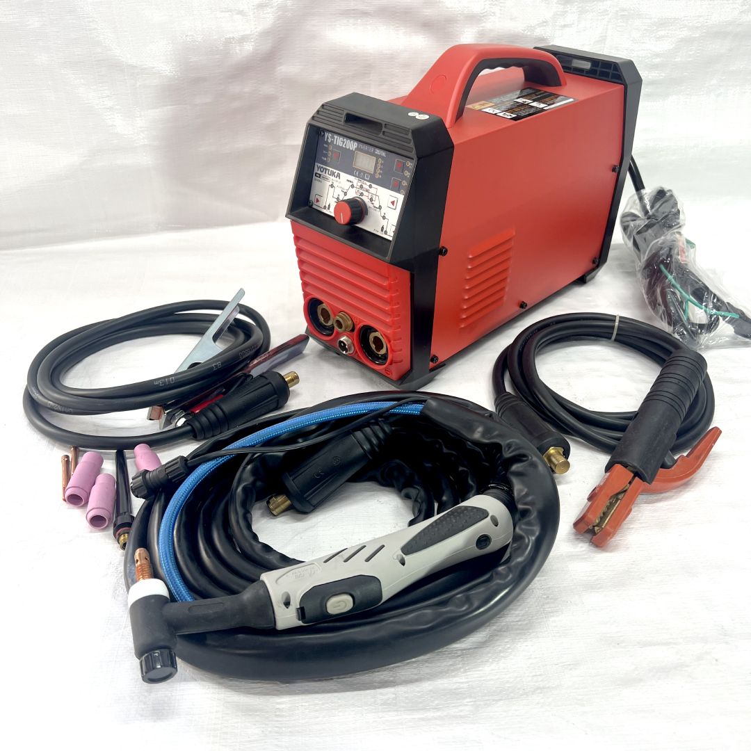 100V|200V兼用 溶接機 TIG|MMA TIGパルス インバーター YOTUKA フルデジタル制御 軽量 小型 YS-TIG200P 135