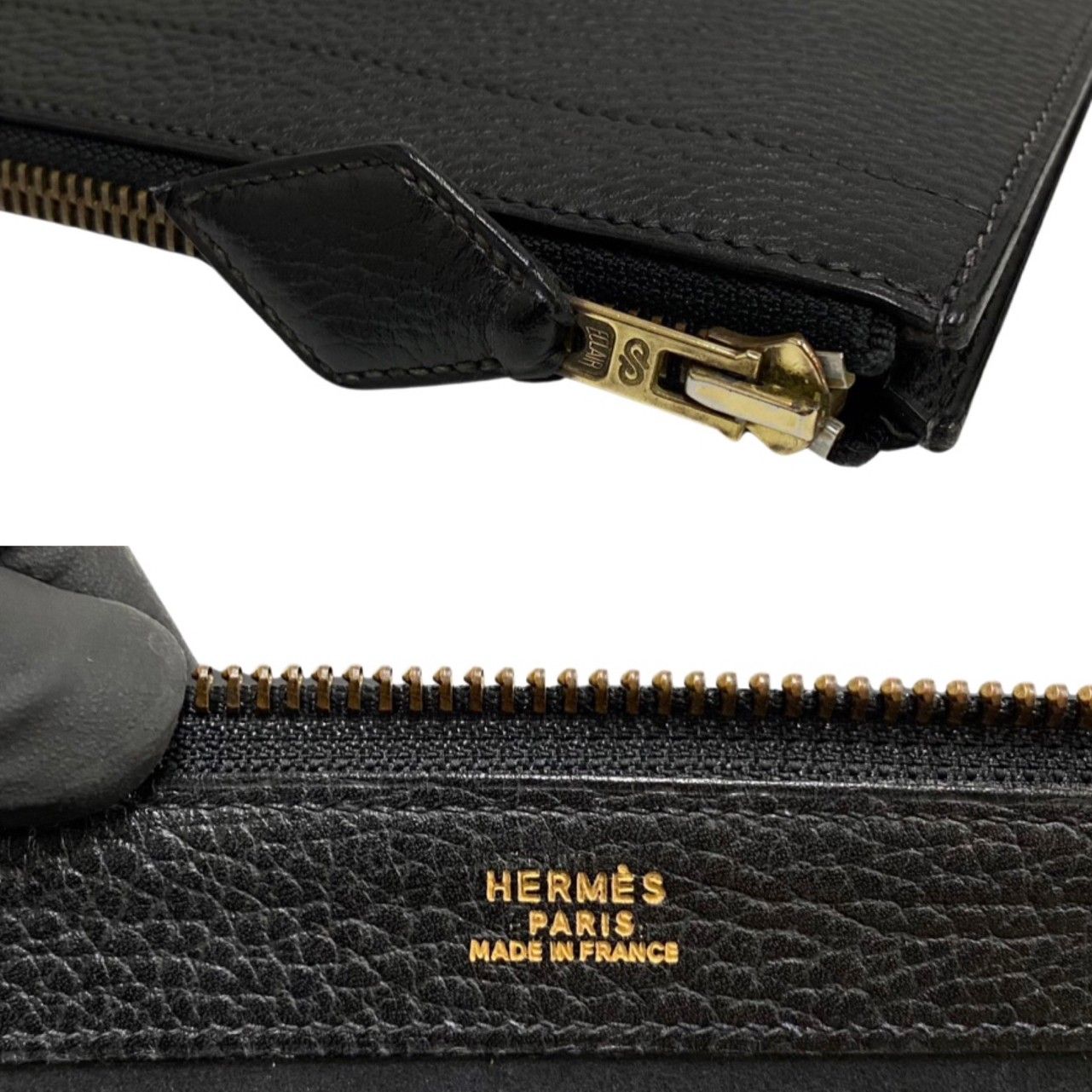 極 美品 希少品 HERMES エルメス ジップコンピューター トゴ レザー 本