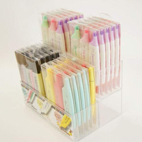 エポックケミカル 蛍光ペン テイパーシリーズ小型什器セット 685-15000