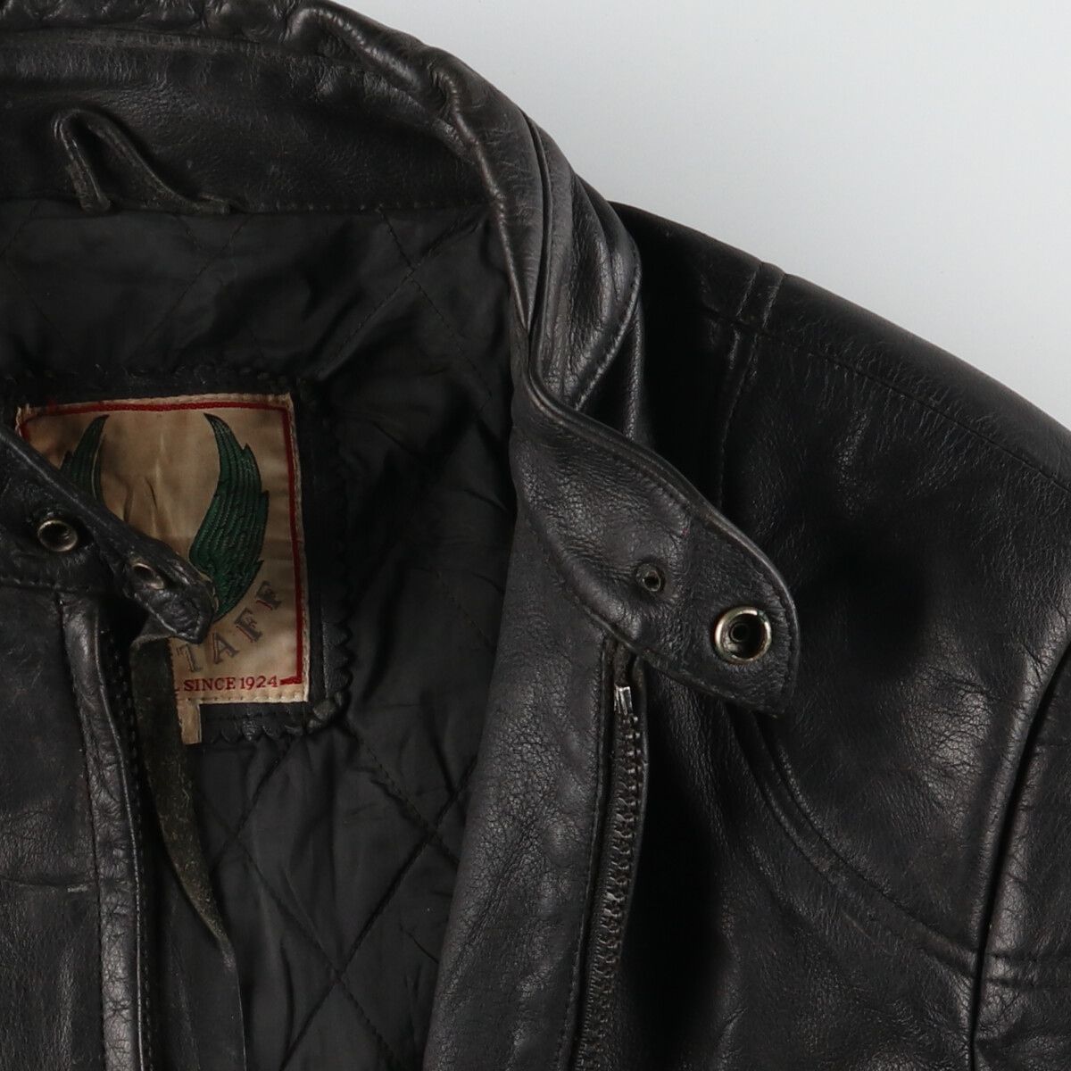 古着 80年代 ベルスタッフ Belstaff シングルライダースジャケット  