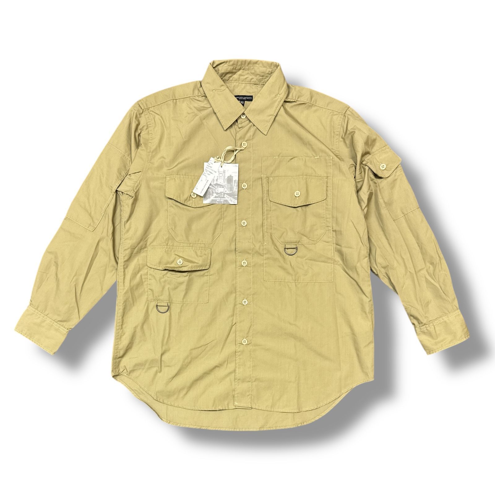 ENGINEERED GARMENTS ベージュ長袖シャツ M エンジニアードガーメンツ 長袖 ワークシャツ ベージュ Mサイズ