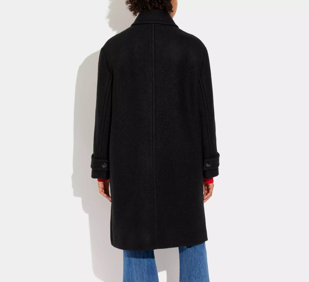 希少/極美品□COACH/コーチ ビッグシルエット ロングコート