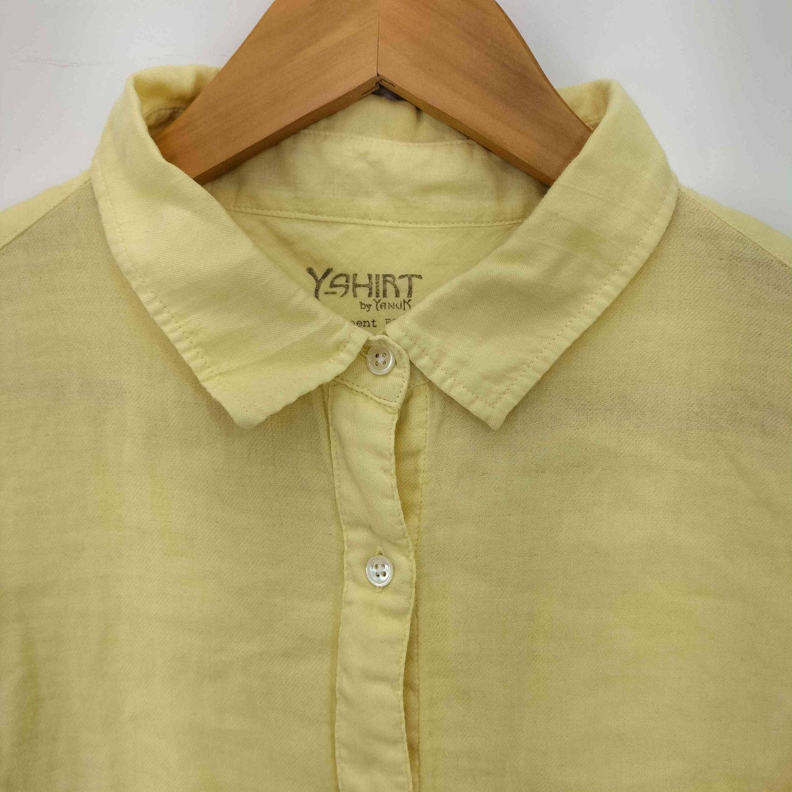 ヤヌーク YANUK Y-SHIRT ダブルガーゼ コットンシャツ レディース JPN